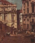 Bernardo Bellotto Ansicht von Wien, Platz vor der Universitat, von Sudost aus gesehen, mit der groben Aula der Universitat und Jesuitenkirche Spain oil painting artist